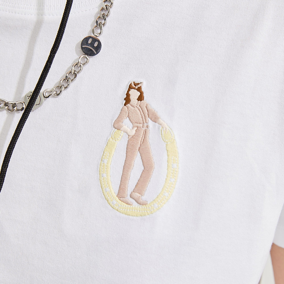 Character Embroidery ‘White’