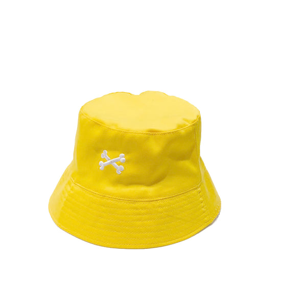 Calavera Reversible Bucket Hat 'Yellow to Black'