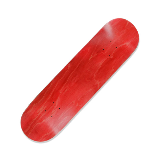 Blank Maple Skate Deck 'Red'