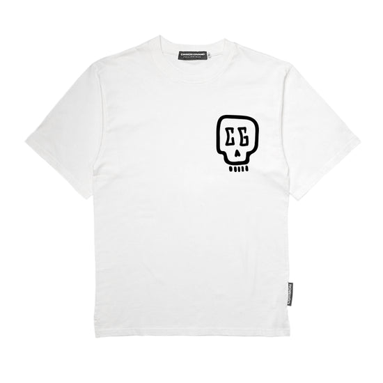 Load image into Gallery viewer, Bones Logo T-shirt &amp;#39;White&amp;#39;

