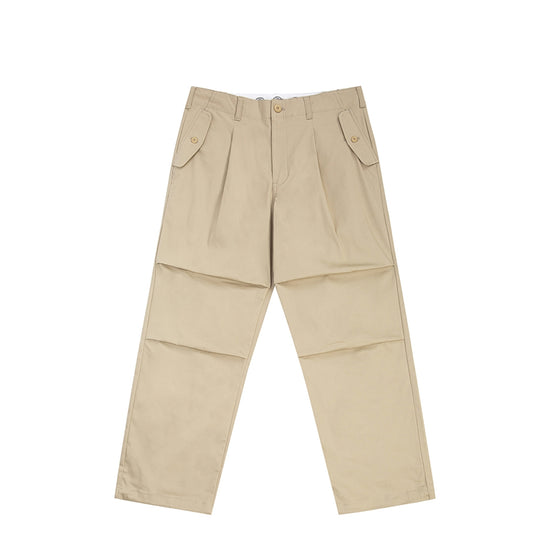 Special Pleated Design Trousers ‘Khaki’