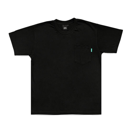 Load image into Gallery viewer, Pocket Tee &amp;#39;Black&amp;#39;
