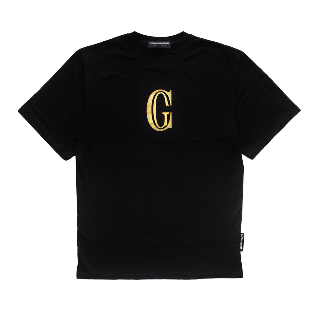 CG Monogram Men's T-shirt 'Black/Gold'