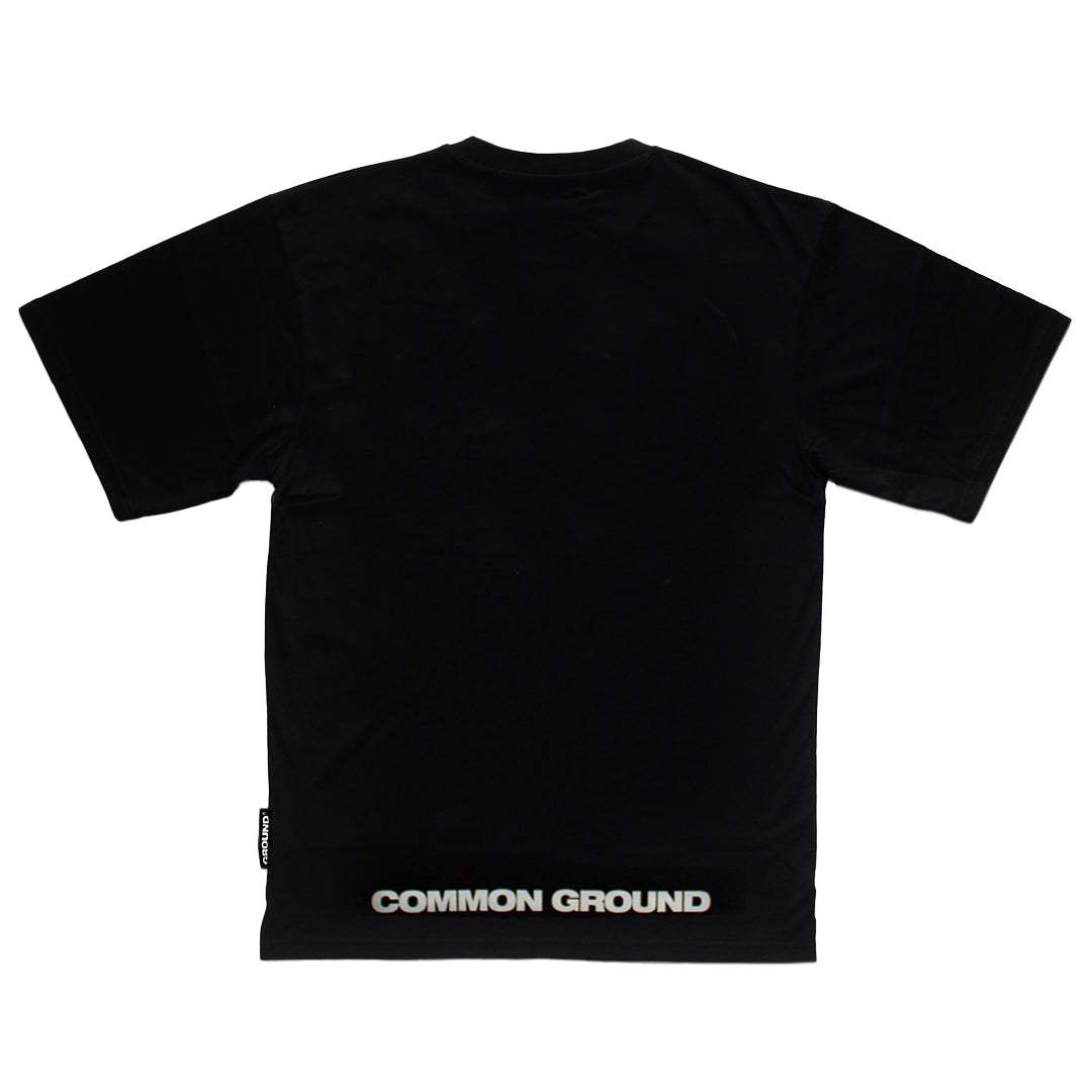 CG Monogram Men's T-shirt 'Black/Gold'