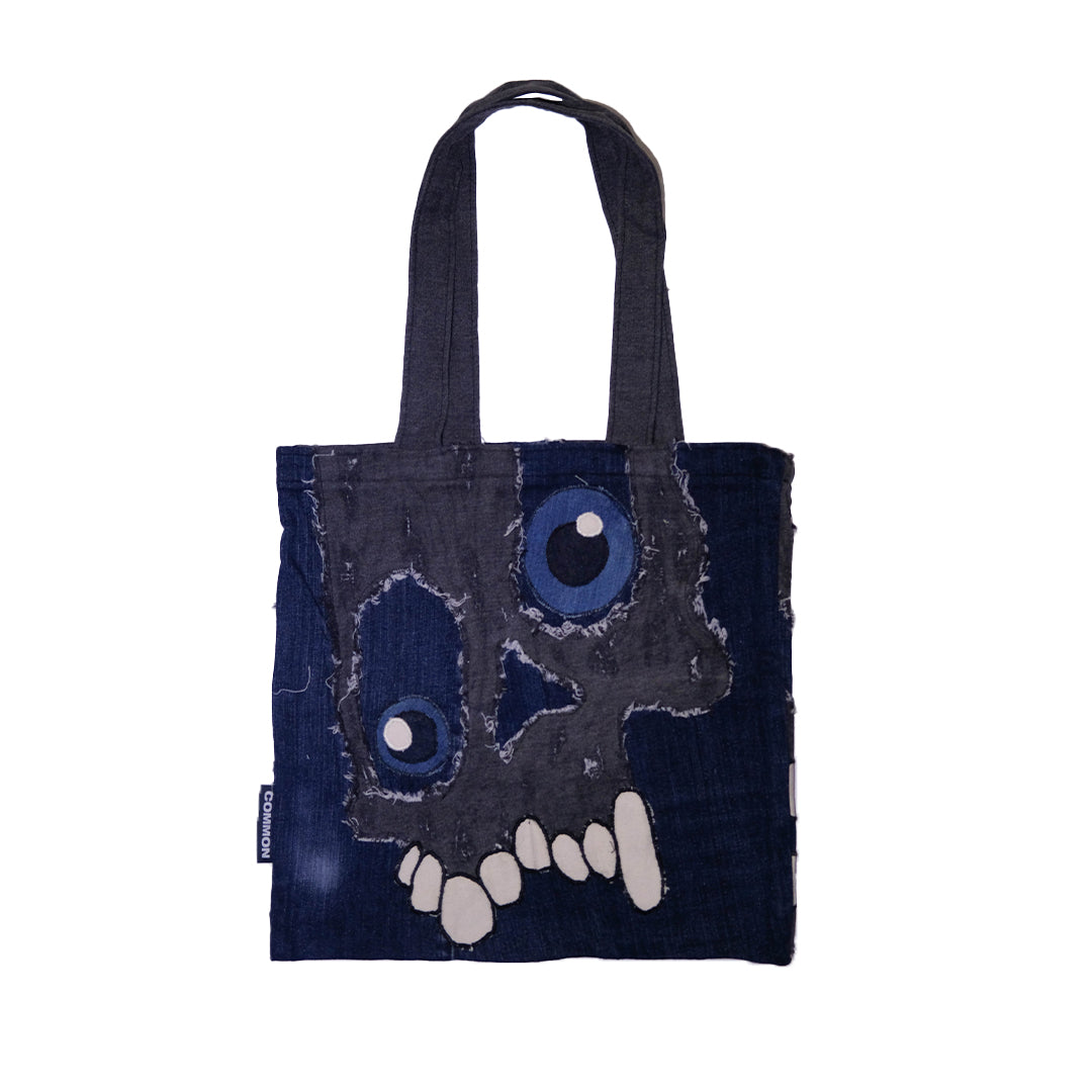Unique Artwork Denim Tote Bag 2