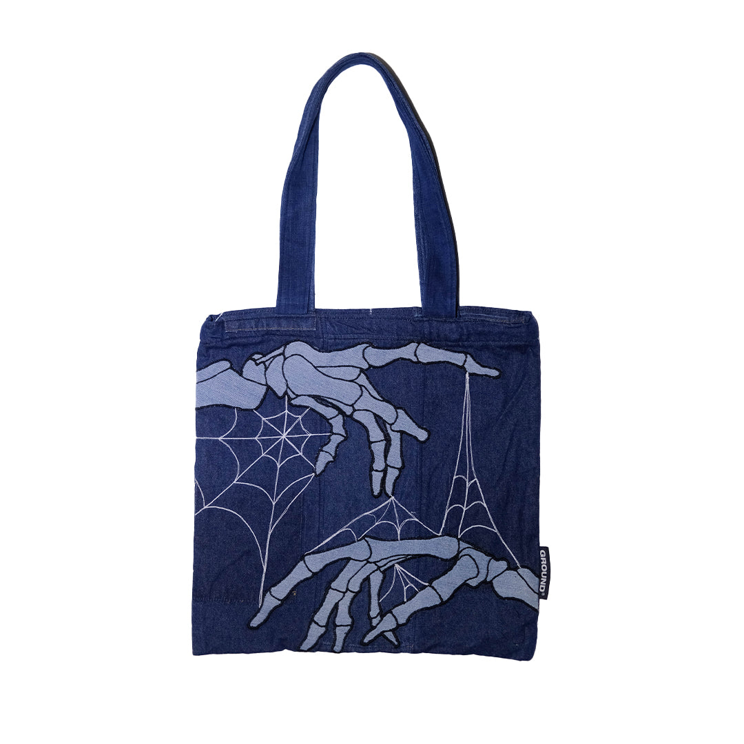 Unique Artwork Denim Tote Bag 21