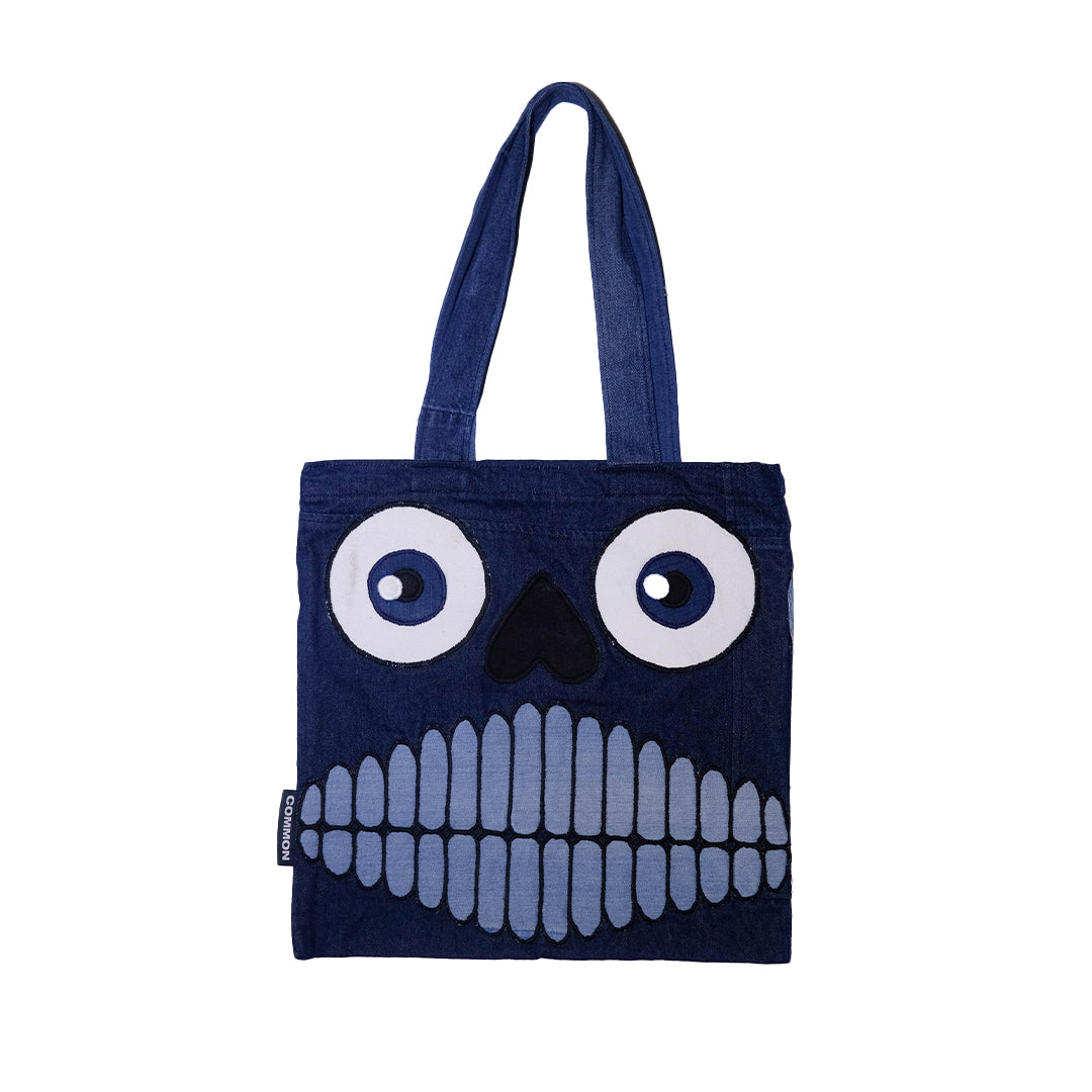 Unique Artwork Denim Tote Bag 19