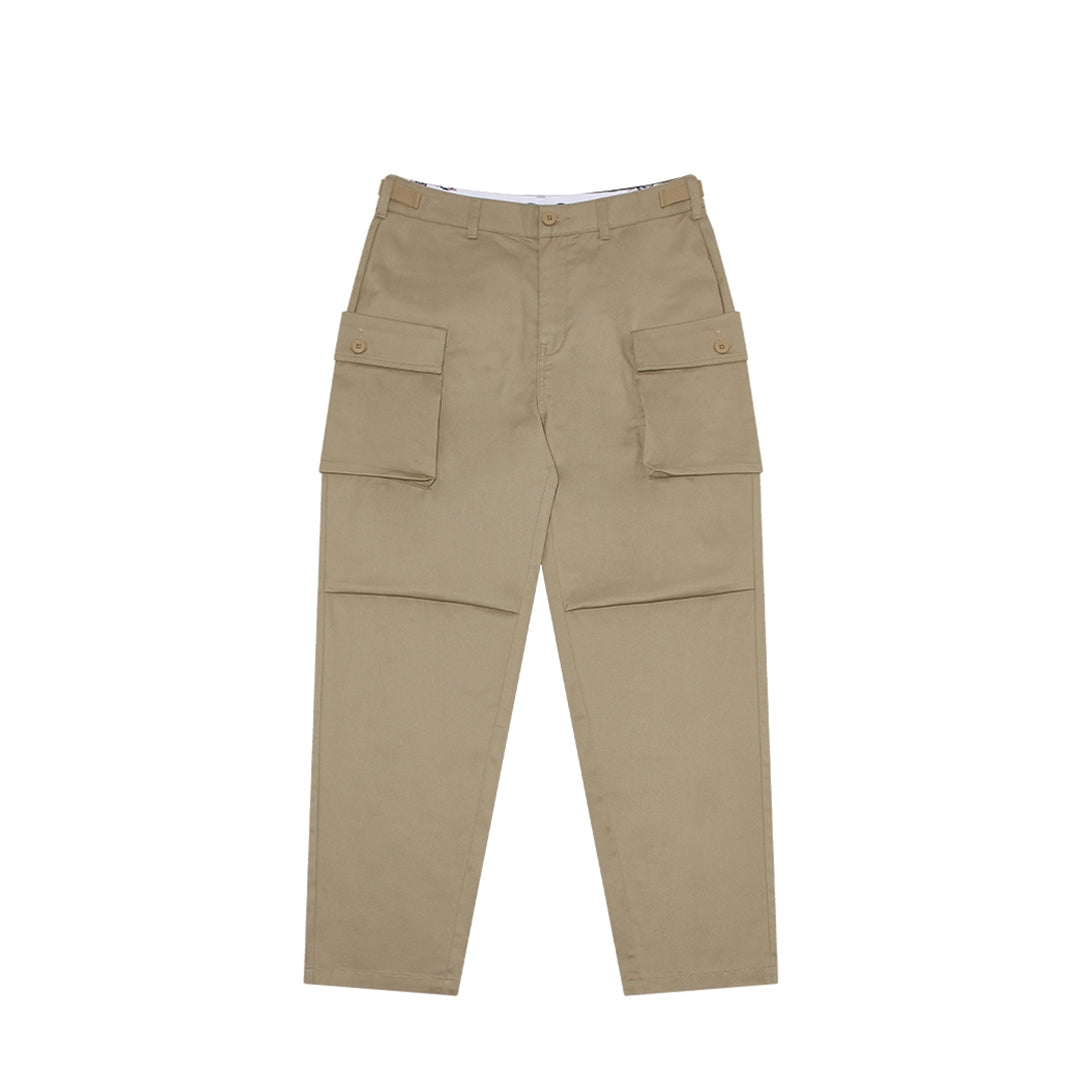 Twill Multi-pocket Casual Trousers 'Khaki'