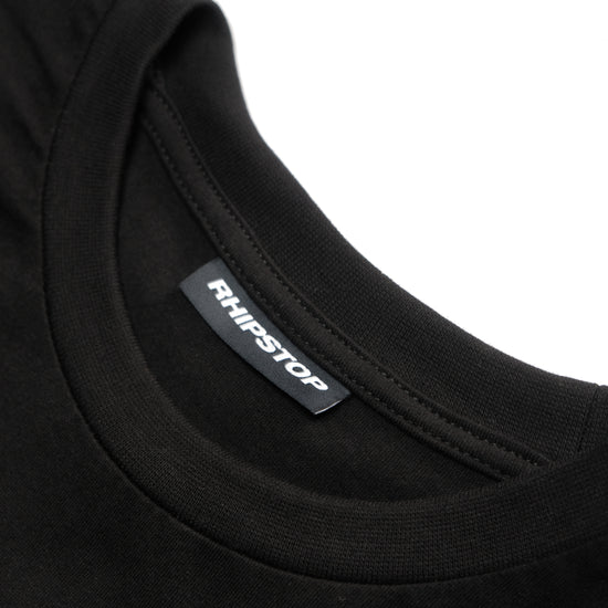 Load image into Gallery viewer, Script Embroidered Logo T-shirt &amp;#39;Black/White&amp;#39;
