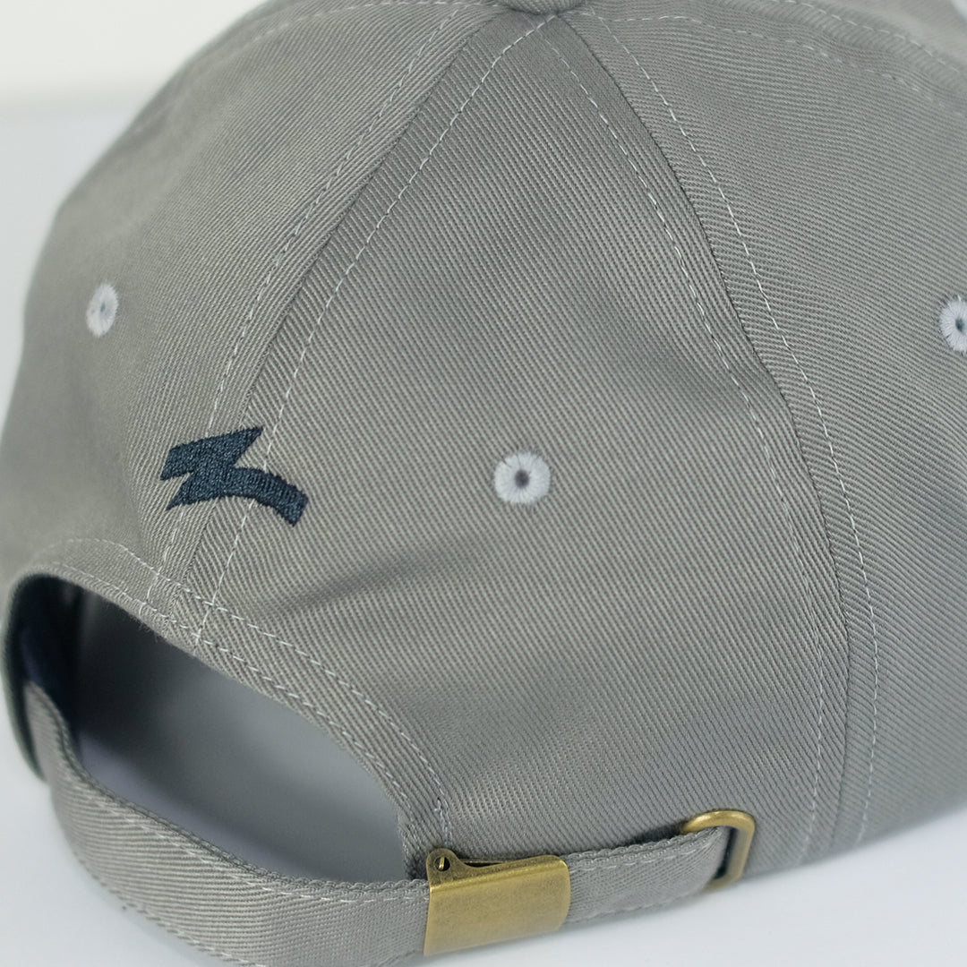 Load image into Gallery viewer, Script Chino Cap ‘Gray/Midnight’
