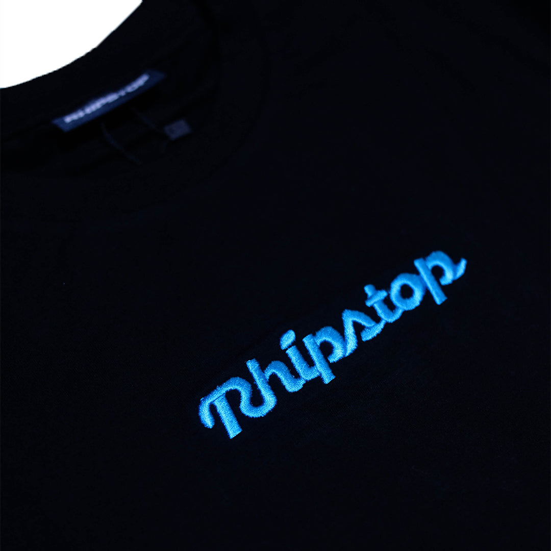 Script V2 Ladies Crop Top 'Black/Teal'