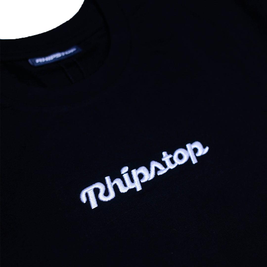 Script V2 Ladies Crop Top 'Black/White'