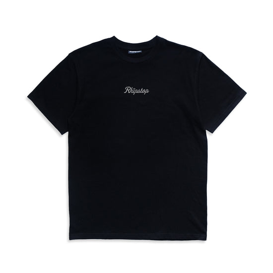 Script Embroidered Logo T-shirt 'Black/Grey'