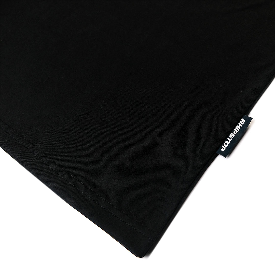 Load image into Gallery viewer, Worldwide Logo Embroidered T-shirt &amp;#39;Black/Black&amp;#39;
