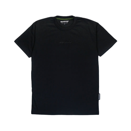 Load image into Gallery viewer, Worldwide Logo Embroidered T-shirt &amp;#39;Black/Black&amp;#39;
