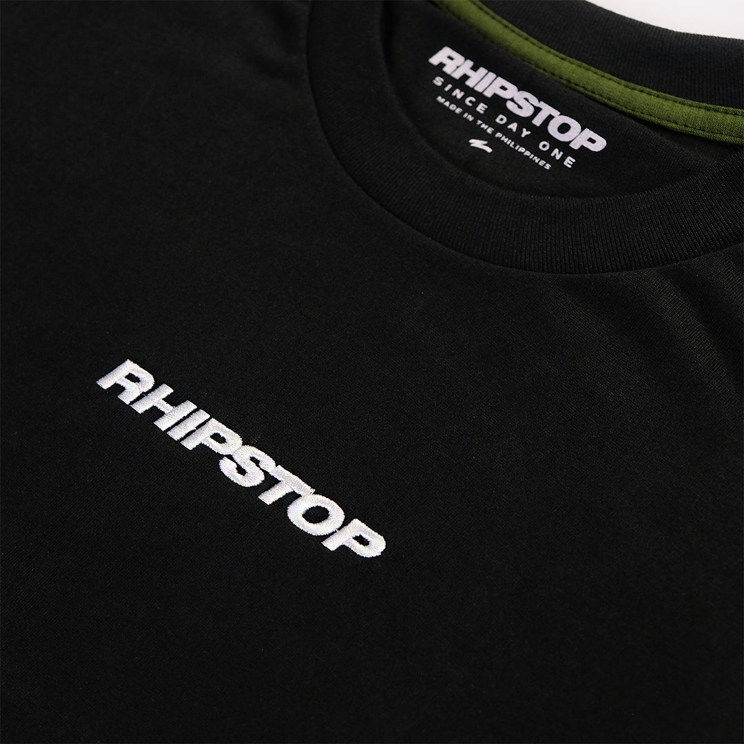Load image into Gallery viewer, Worldwide Logo Embroidered T-shirt &amp;#39;Black/White&amp;#39;
