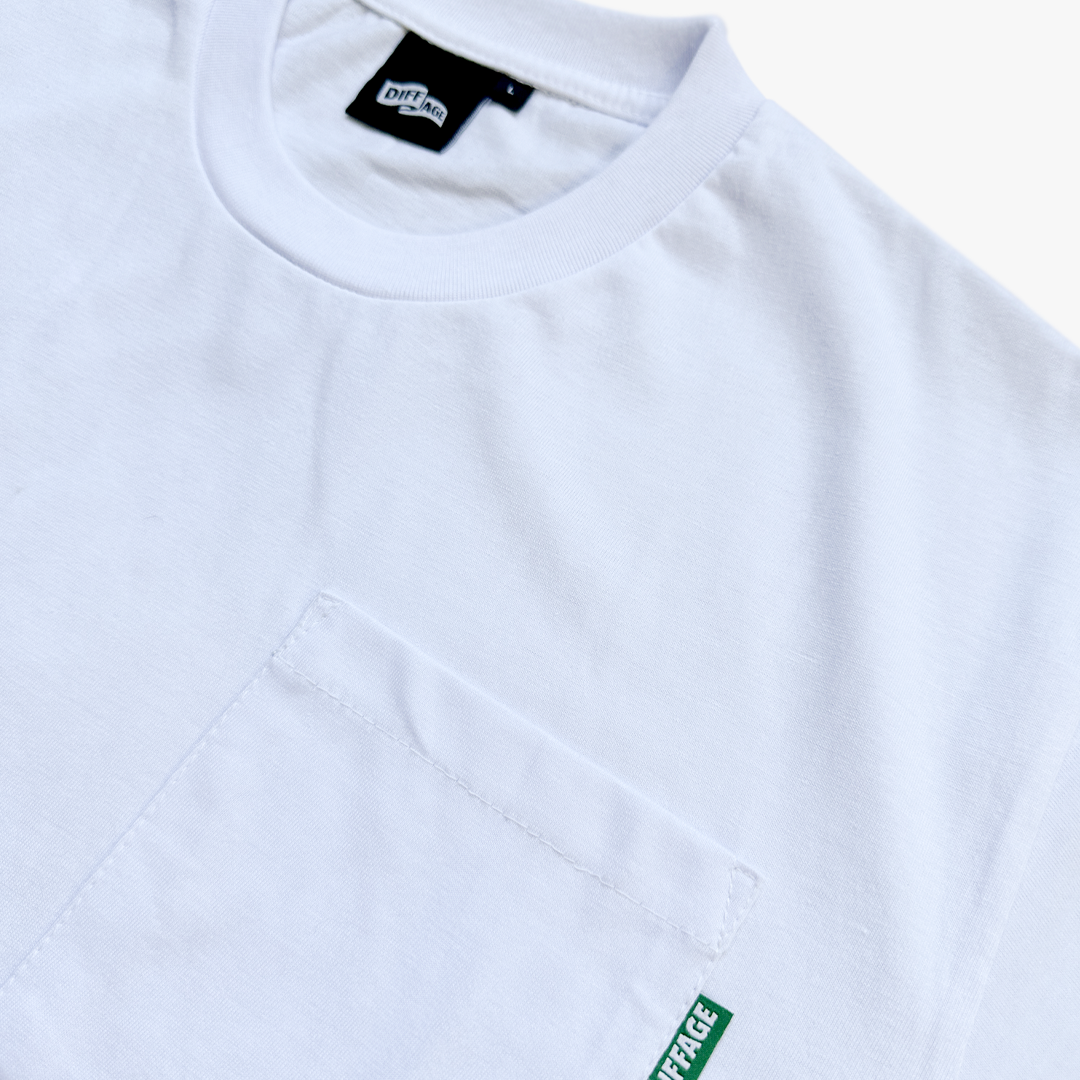 Load image into Gallery viewer, Pocket Tee &amp;#39;White&amp;#39;
