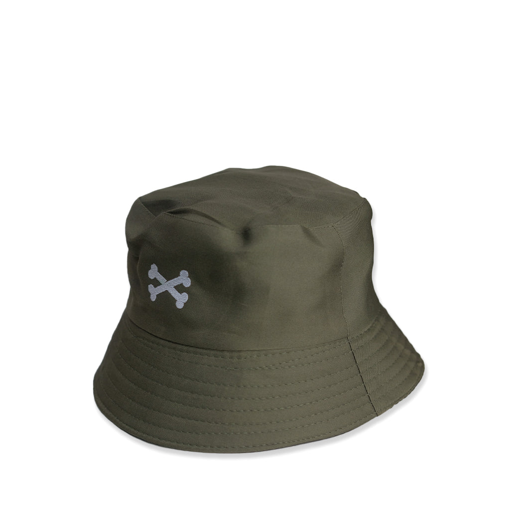 Calavera Bucket Hat 'Olive Black'