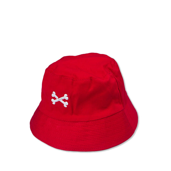 Load image into Gallery viewer, Calavera Bucket Hat &amp;#39;Red Black&amp;#39;
