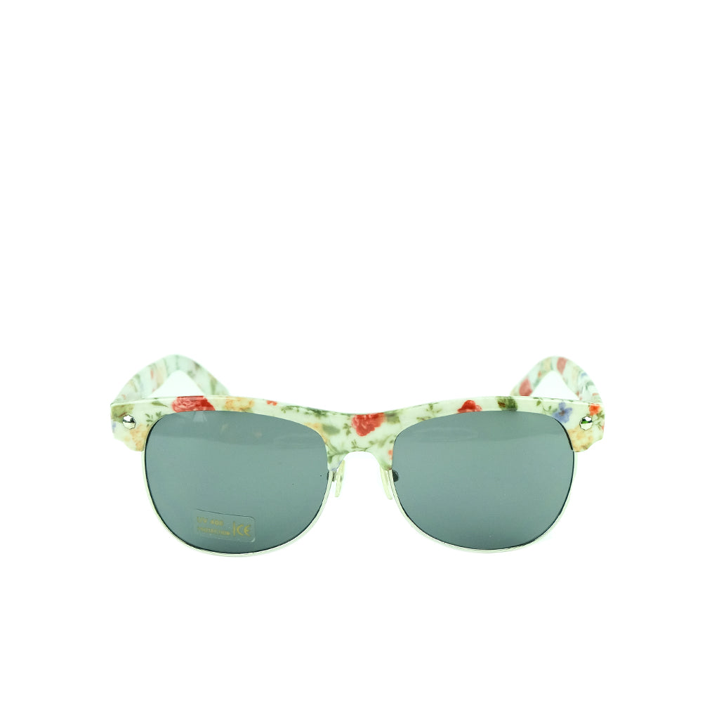 Load image into Gallery viewer, Glassy Shredder Sunglasses &amp;#39;White Floral&amp;#39;
