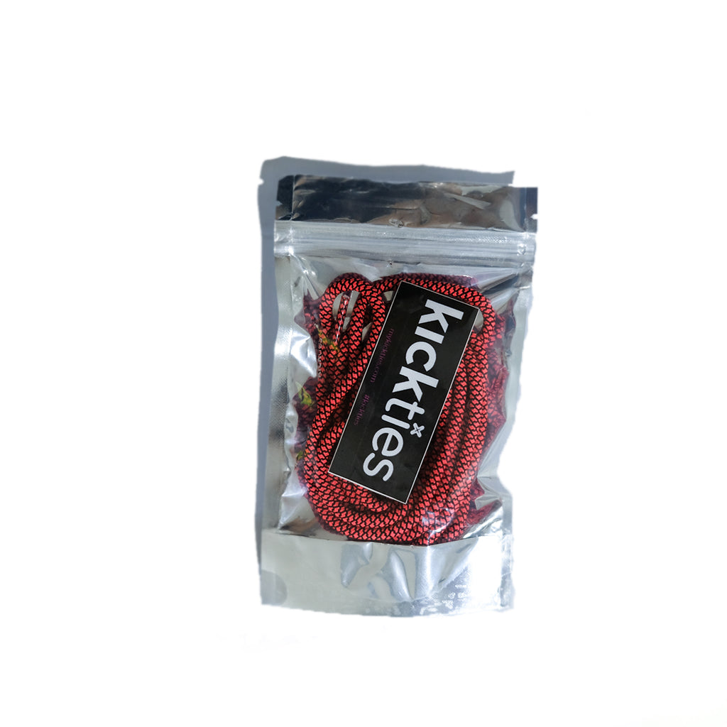 Round Laces 'Pink/Black"